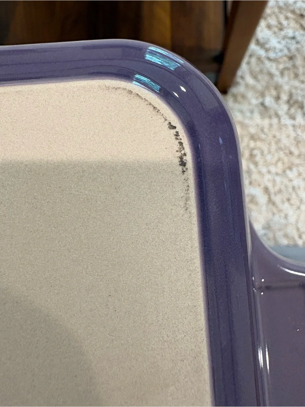 NWT Le Creuset Square Stoneware Baking Dish - Ultra Violet
